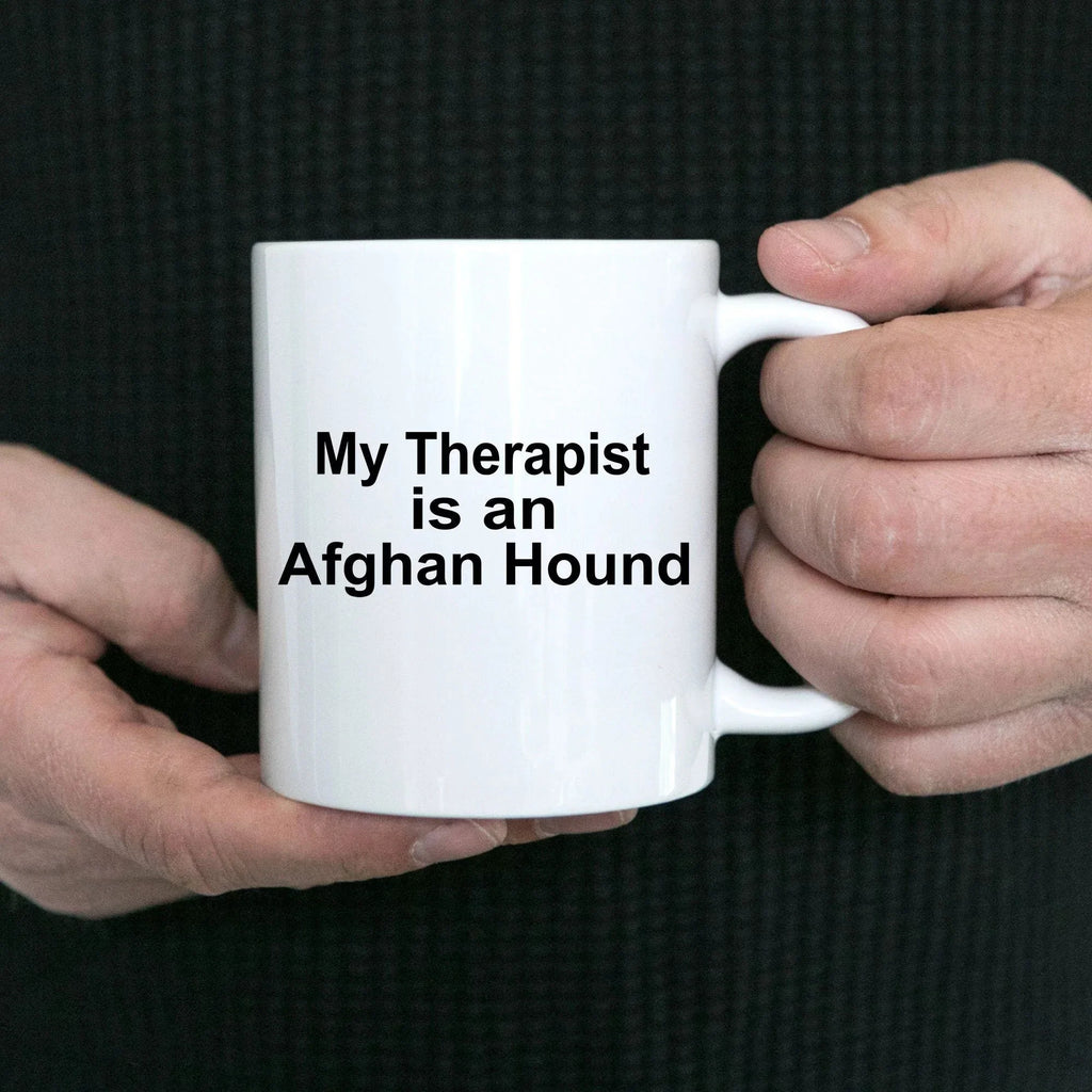 Afghan Hound Dog Therapist Mug