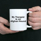 Afghan Hound Dog Therapist Mug