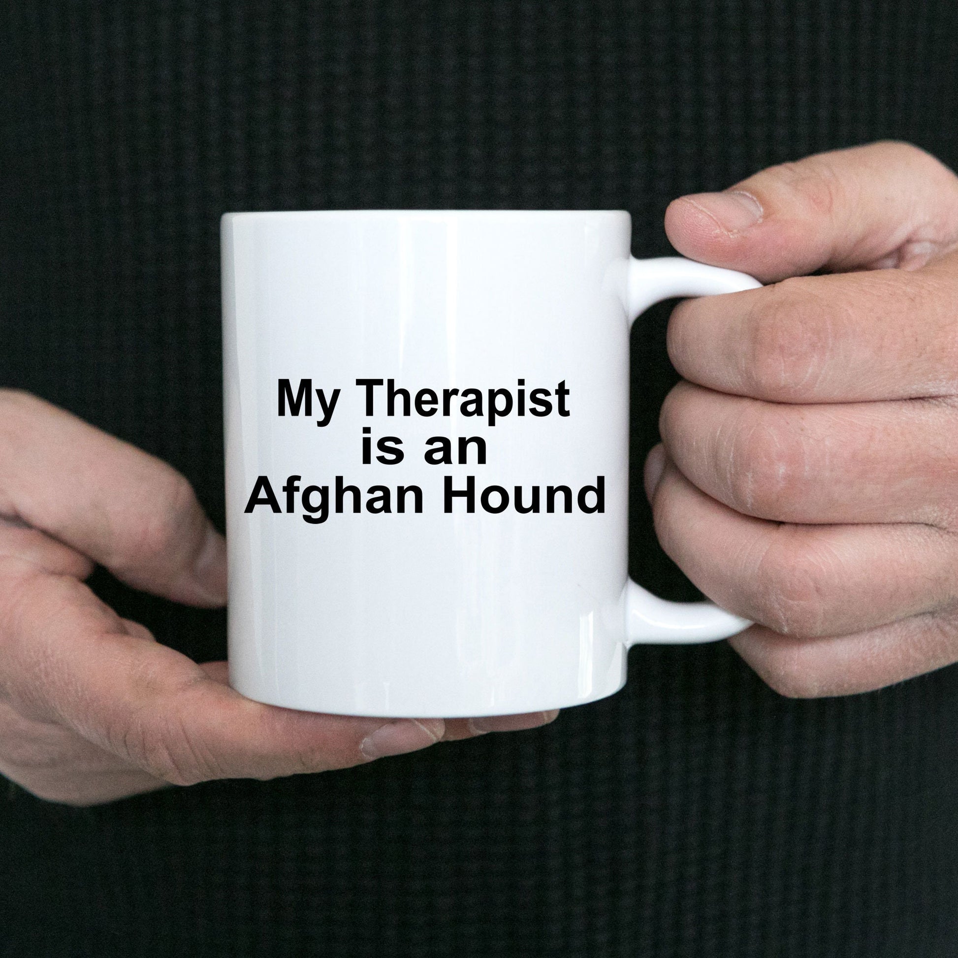 Afghan Hound Dog Therapist Mug - Mallard Moon Gift Shop