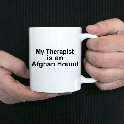 Afghan Hound Dog Therapist Mug - Mallard Moon Gift Shop
