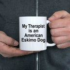 American Eskimo Dog Therapist Mug