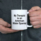 American Water Spaniel Dog Therapist Mug