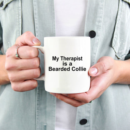 Bearded Collie Dog Therapist Mug - Mallard Moon Gift Shop