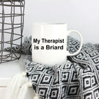 Briard Dog Therapist Mug