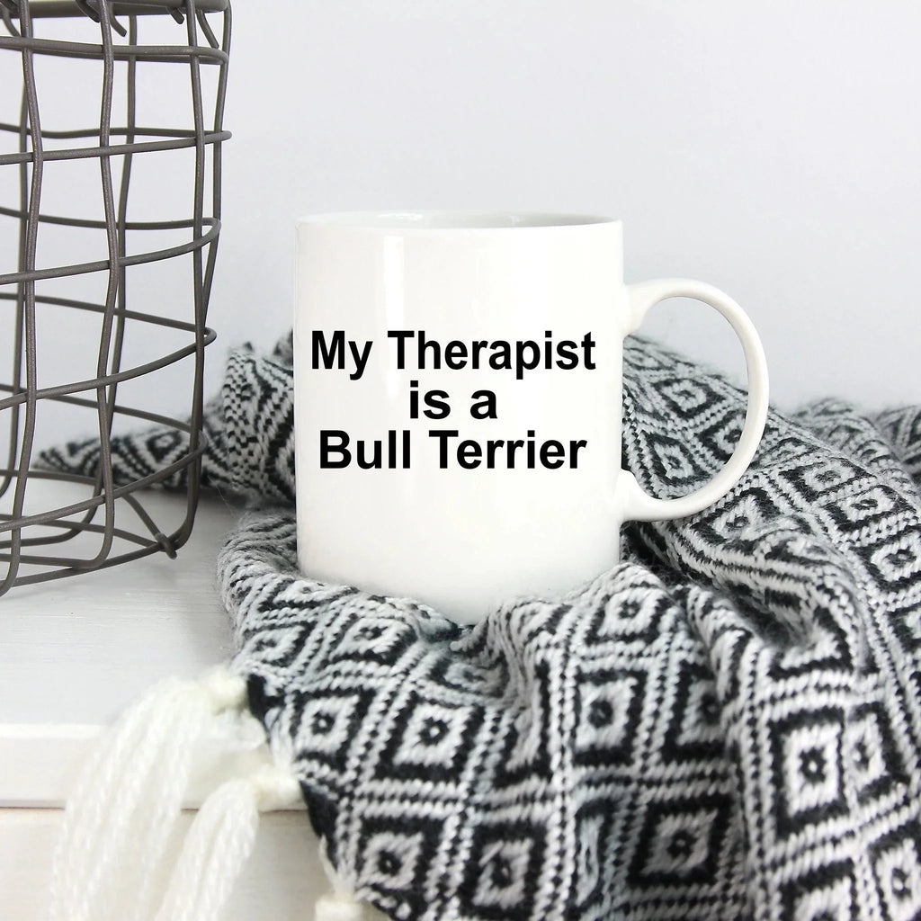 Bull Terrier Therapist Dog Mug