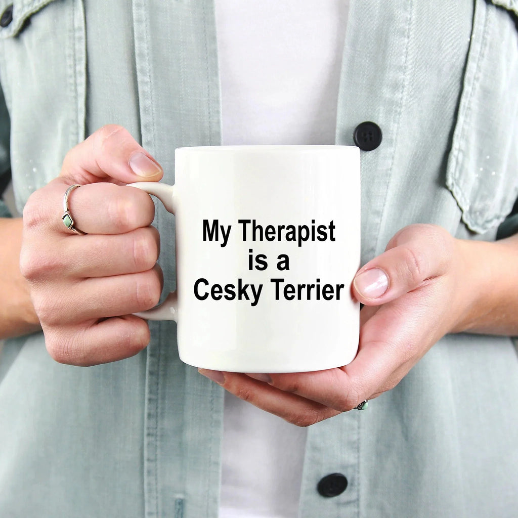 Cesky Terrier Dog Therapist Mug