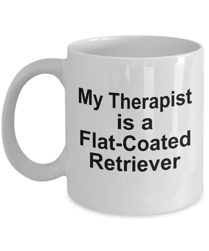 Flat-Coated Retriever Dog Therapist Mug - Mallard Moon Gift Shop