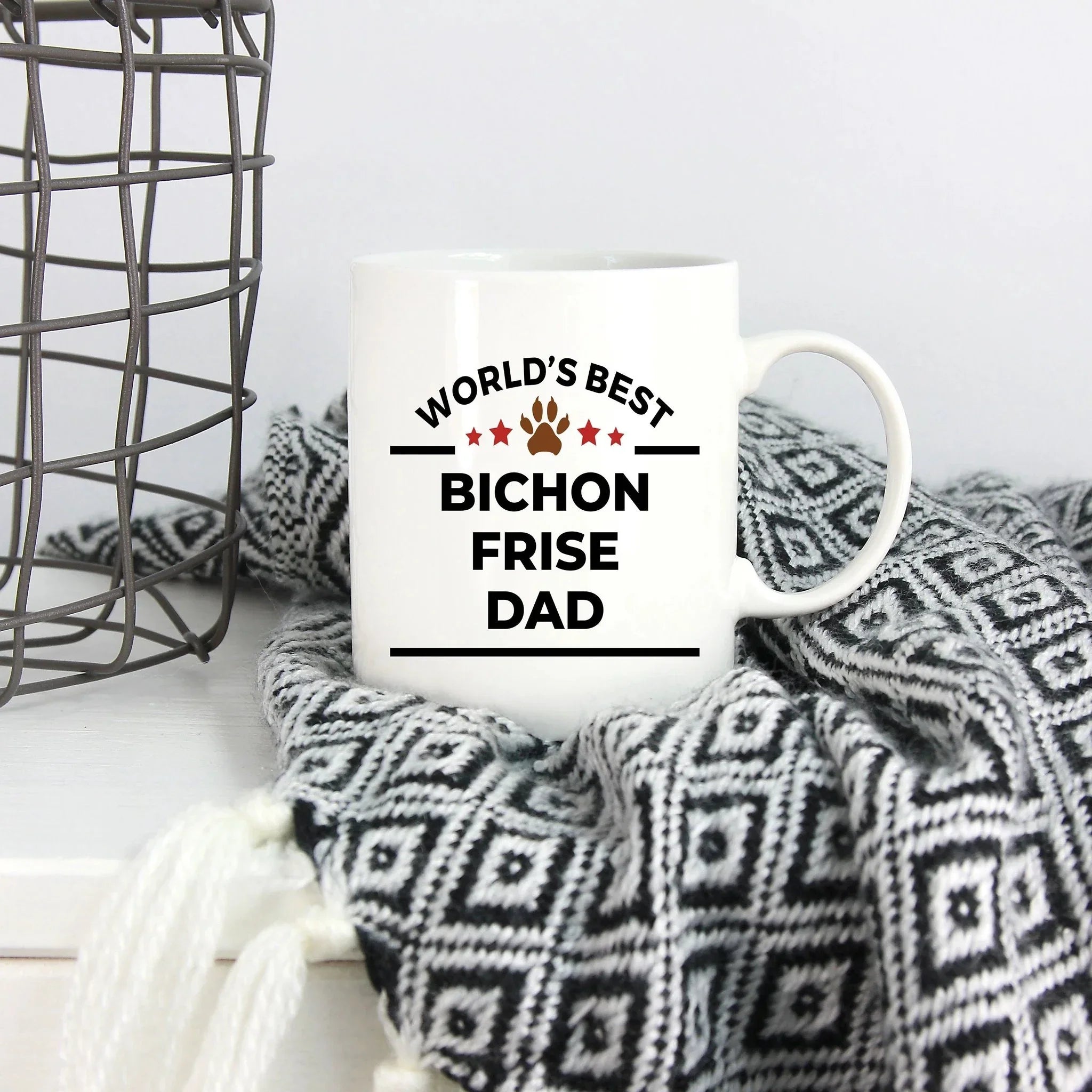 Bichon Frise Dog Dad Mug