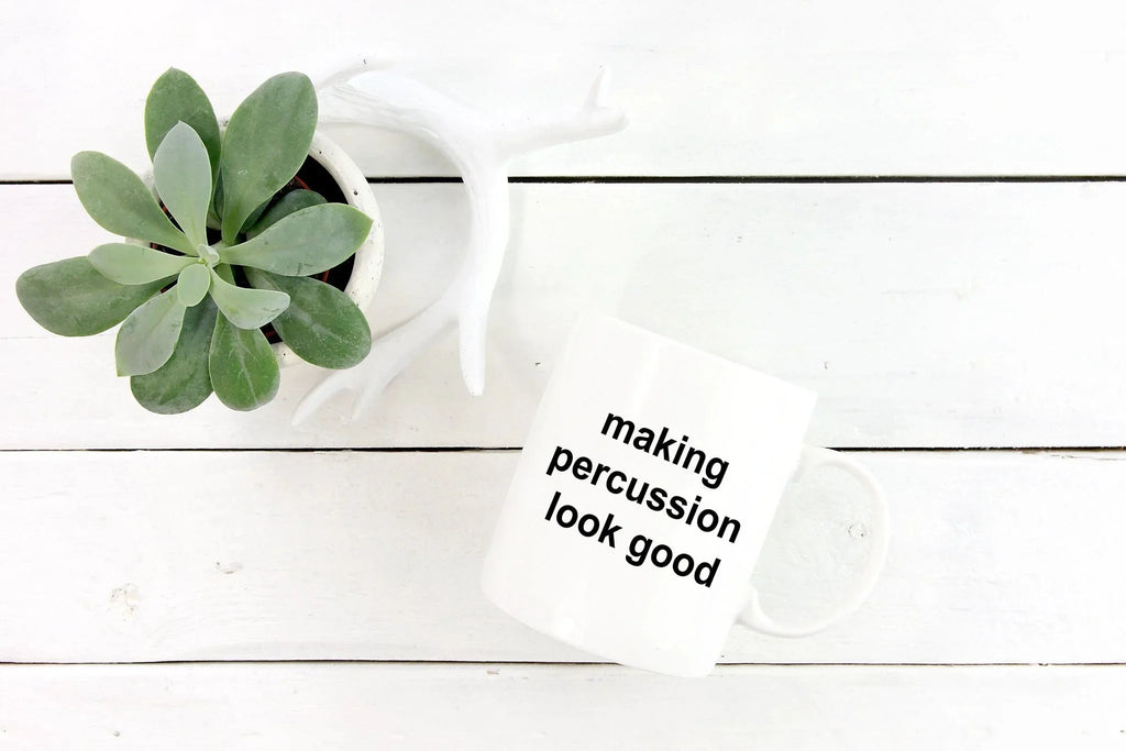 Drummer Ceramic Coffee Mug - Making Percussion Look Good