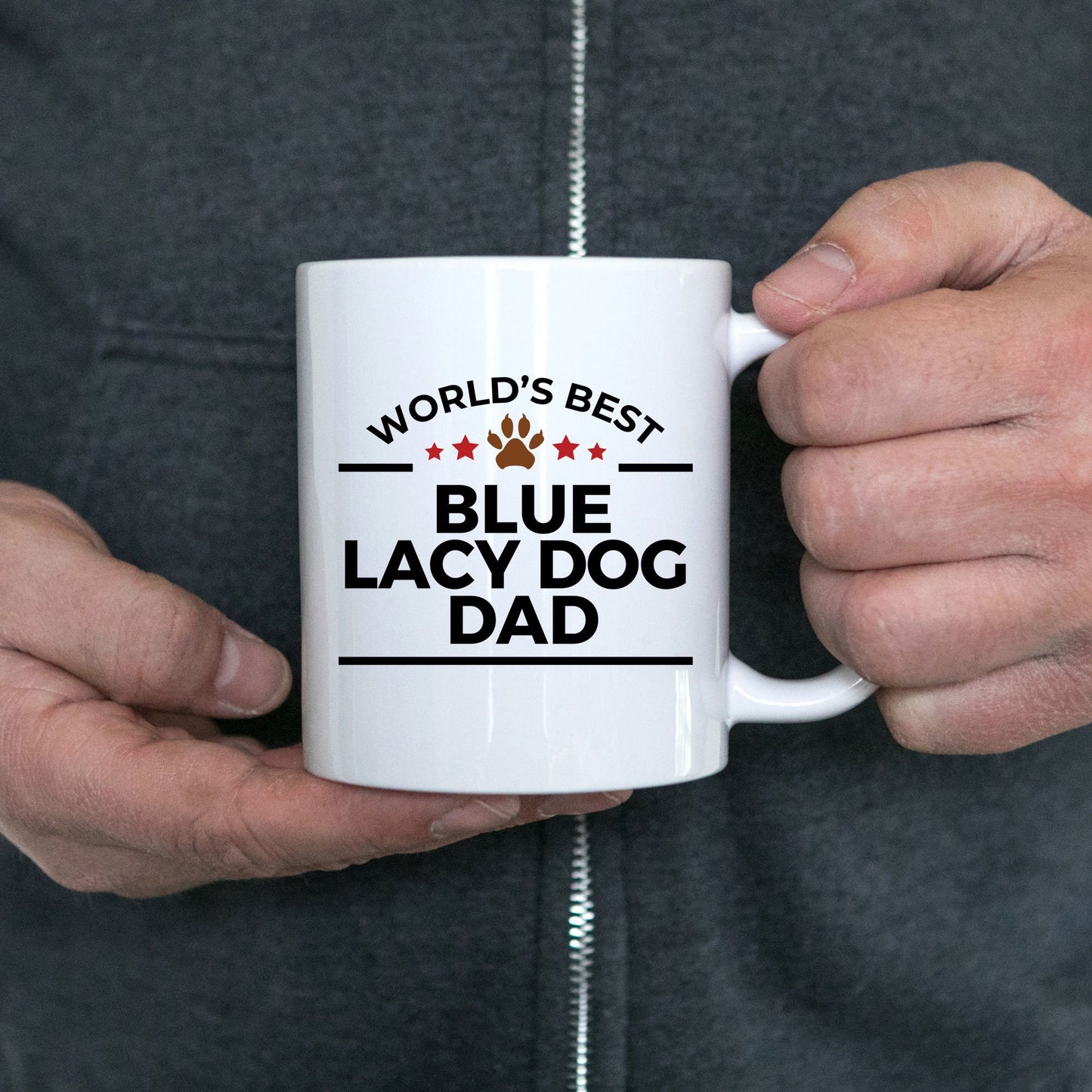 Blue Lacy Dog Dad Coffee Mug - Mallard Moon Gift Shop