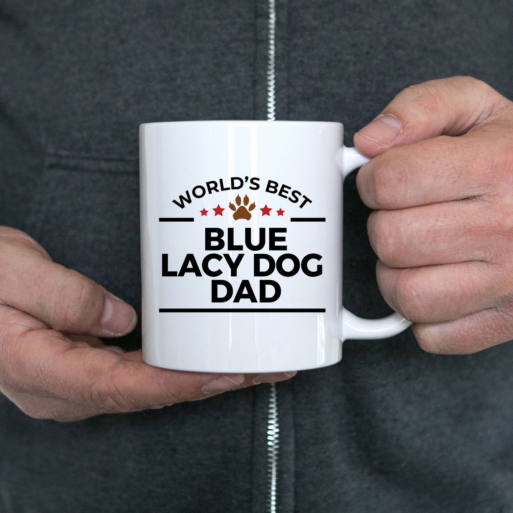 Blue Lacy Dog Dad Coffee Mug - Mallard Moon Gift Shop