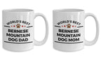 Bernese Mountain Dog Dad and Mom Coffee Couples - Mug Set of 2