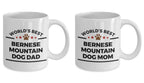 Bernese Mountain Dog Dad and Mom Coffee Couples - Mug Set of 2