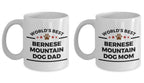 Bernese Mountain Dog Dad and Mom Coffee Couples - Mug Set of 2