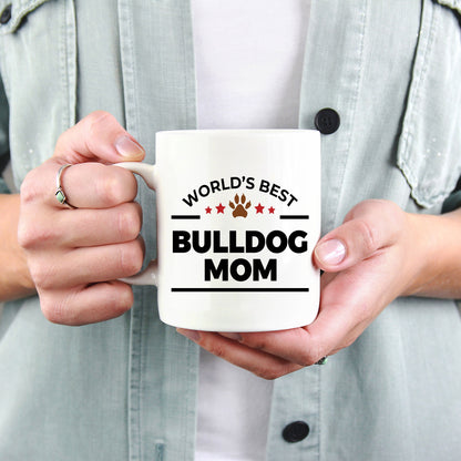 Bulldog Dog Mom Coffee Mug - Mallard Moon Gift Shop