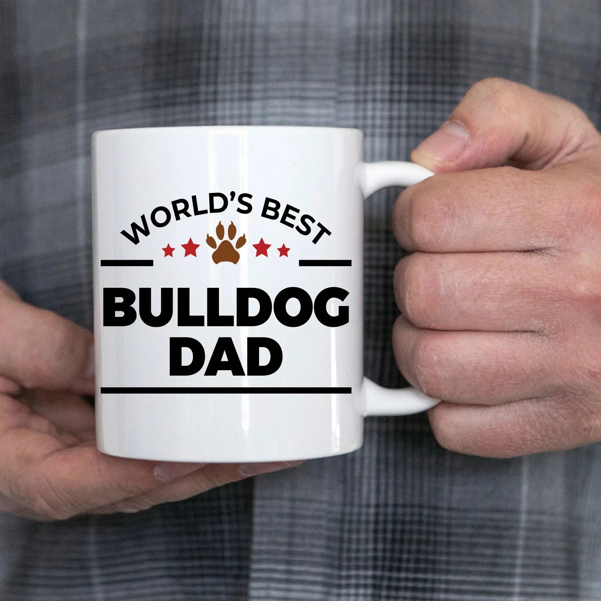Bulldog Dog Best Dad Coffee Mug