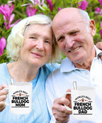 French Bulldog Mom and Dad - Couples Coffee Mugs - Set of 2