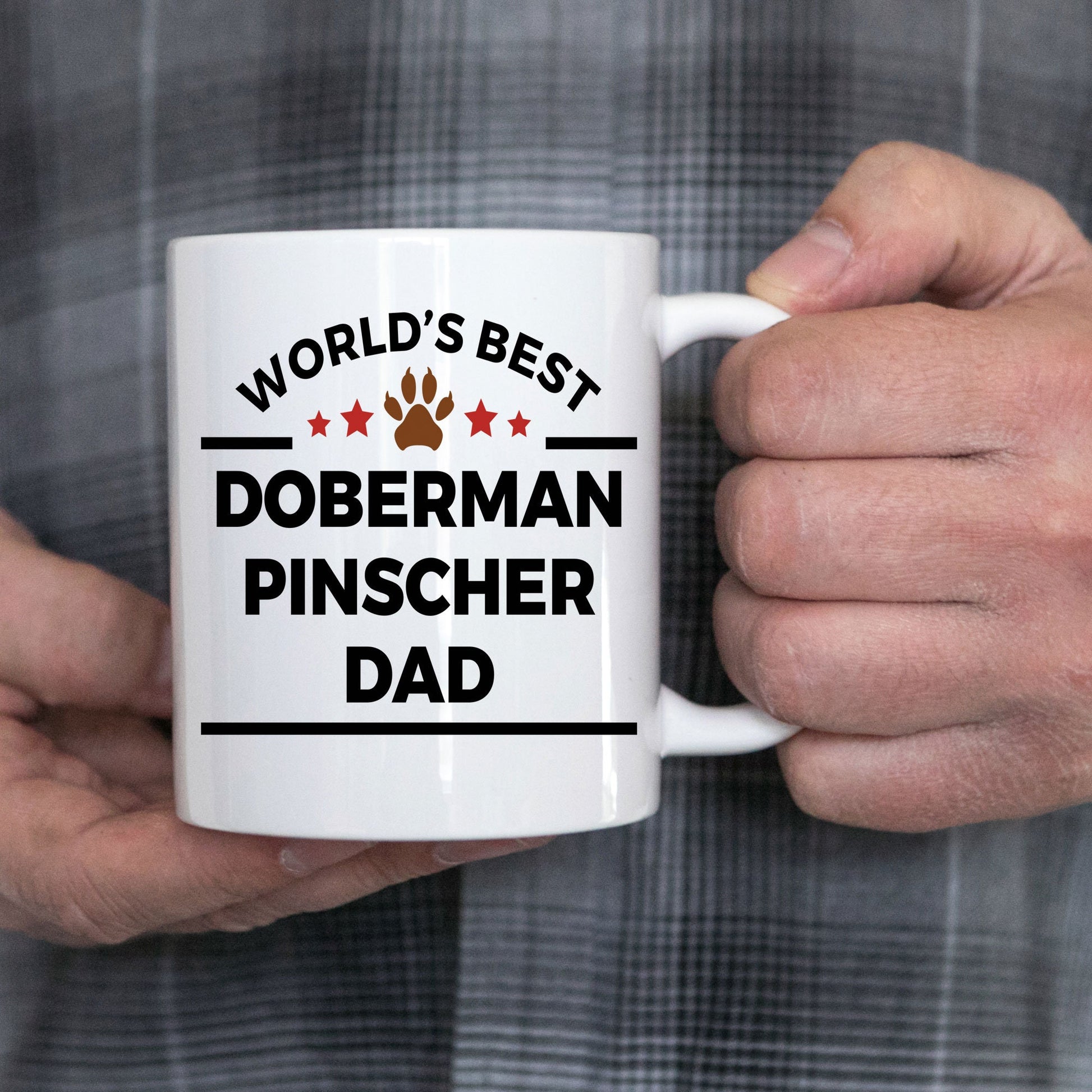 Doberman Pinscher Dog Dad Mug - Mallard Moon Gift Shop