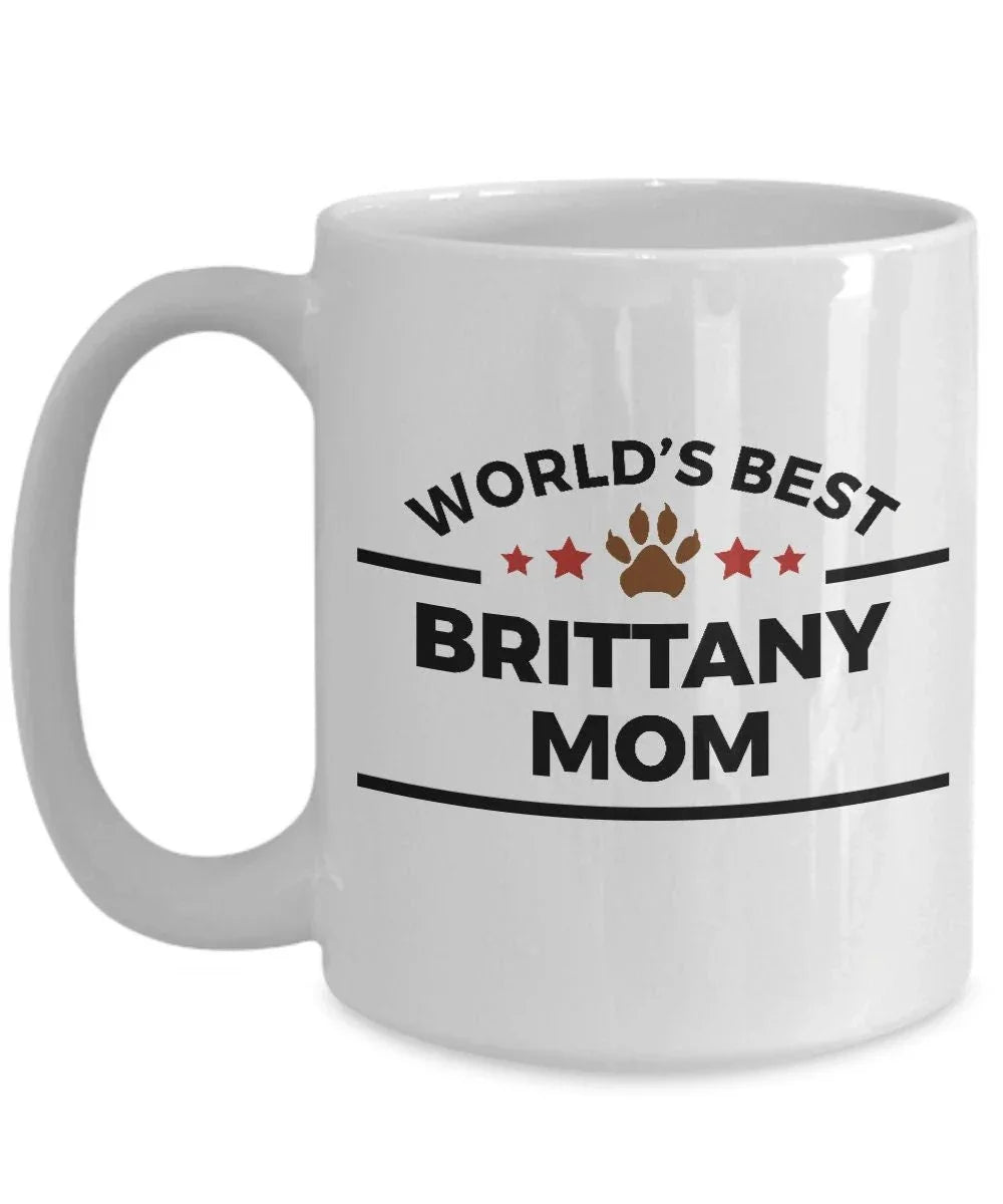 Brittany Spaniel Dog Mom Mug