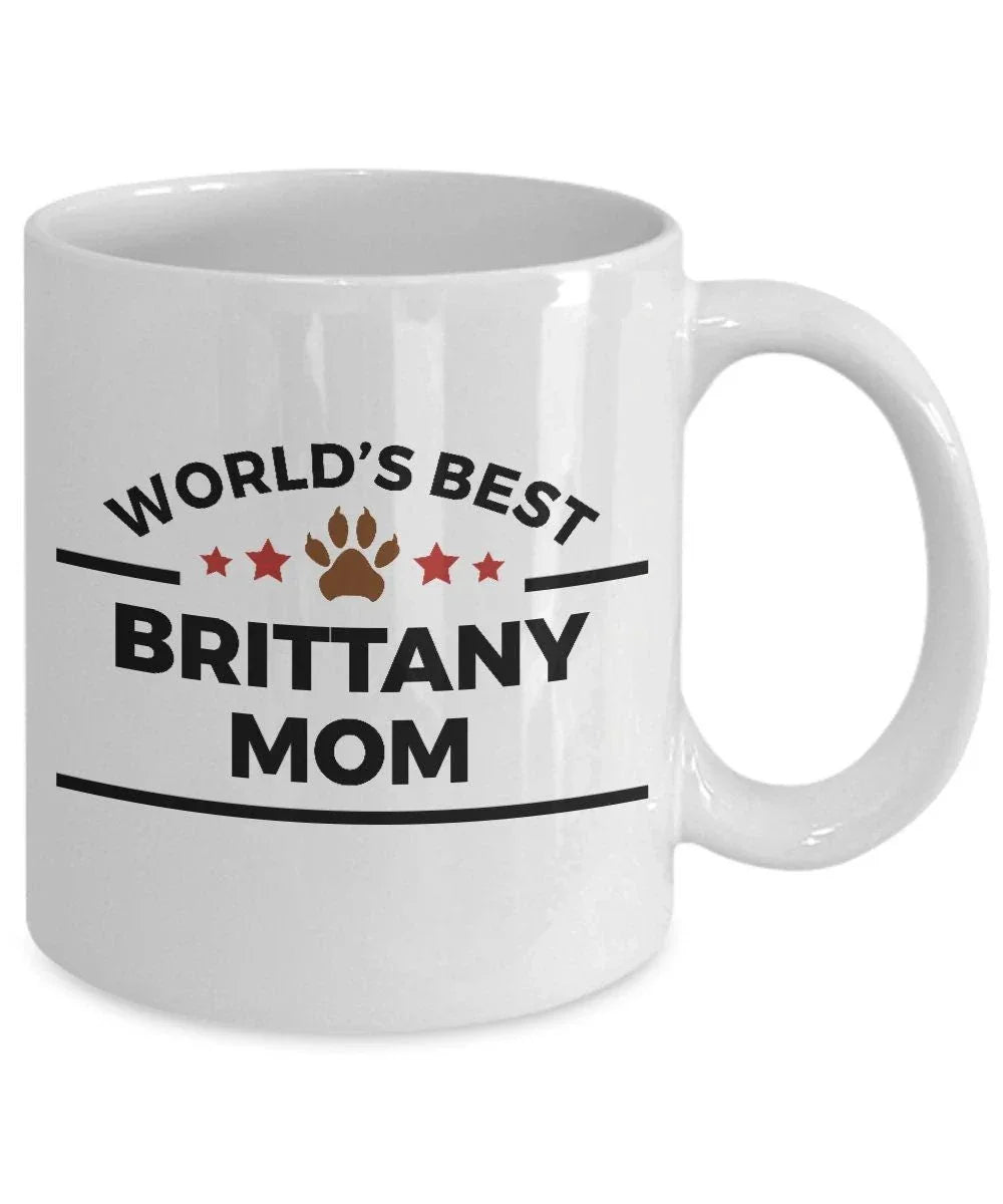 Brittany Spaniel Dog Mom Mug