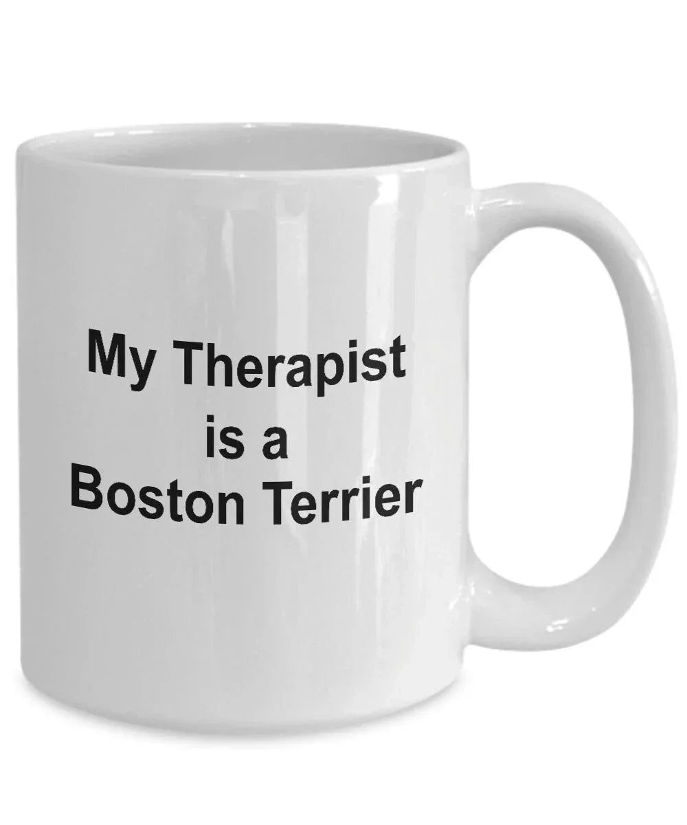 Boston Terrier Dog Therapist Mug