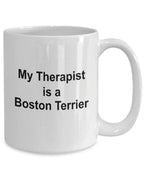Boston Terrier Dog Therapist Mug