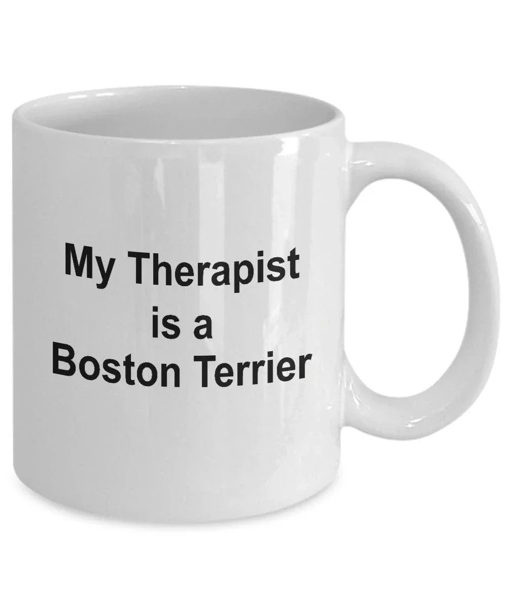 Boston Terrier Dog Therapist Mug