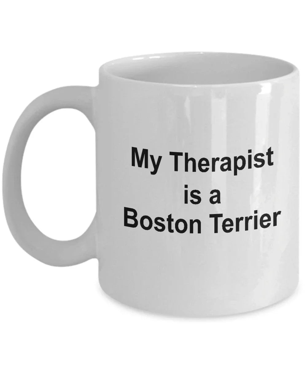 Boston Terrier Dog Therapist Mug