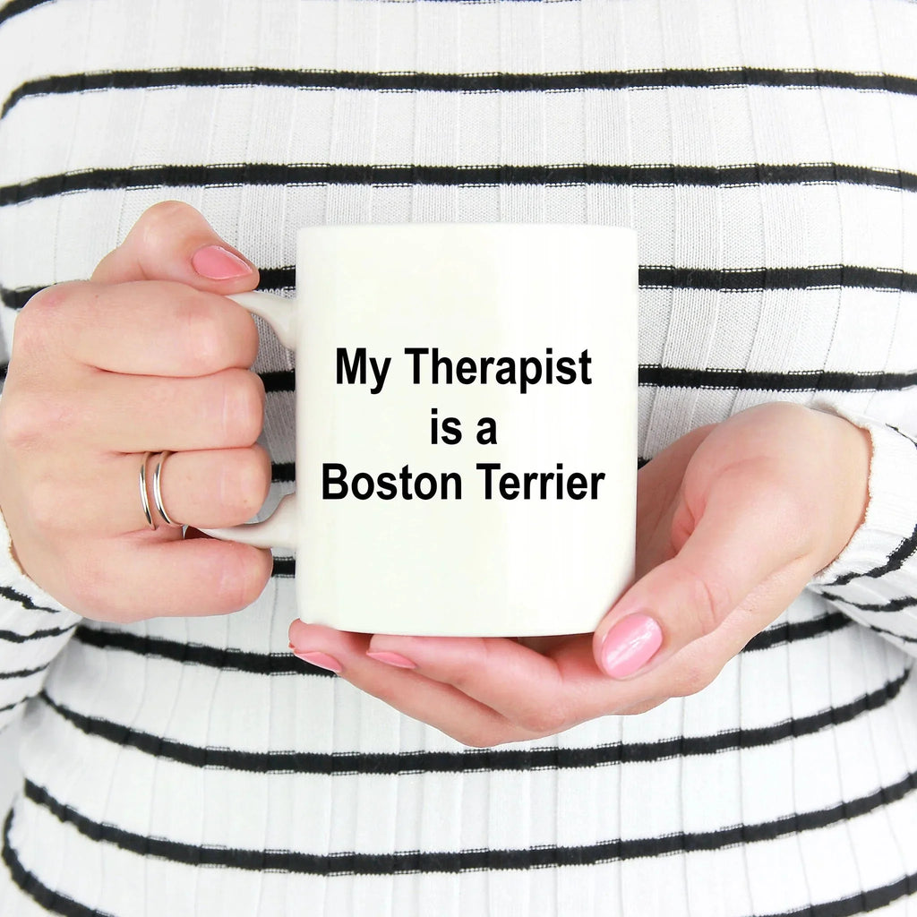 Boston Terrier Dog Therapist Mug