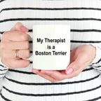 Boston Terrier Dog Therapist Mug