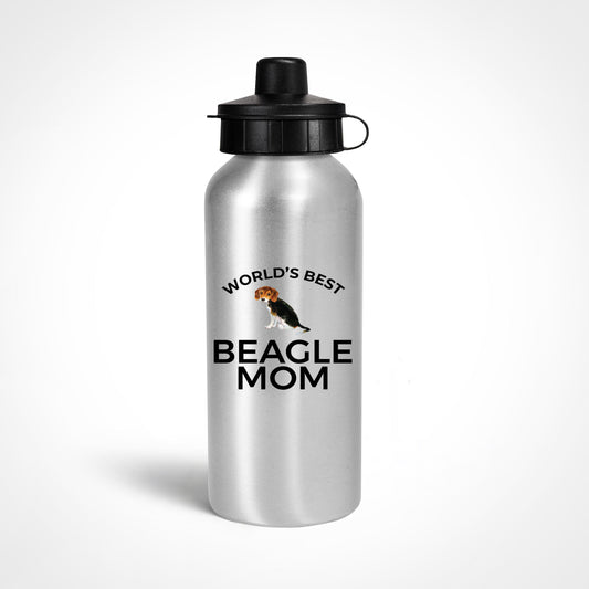 Beagle Dog Mom Water Bottle