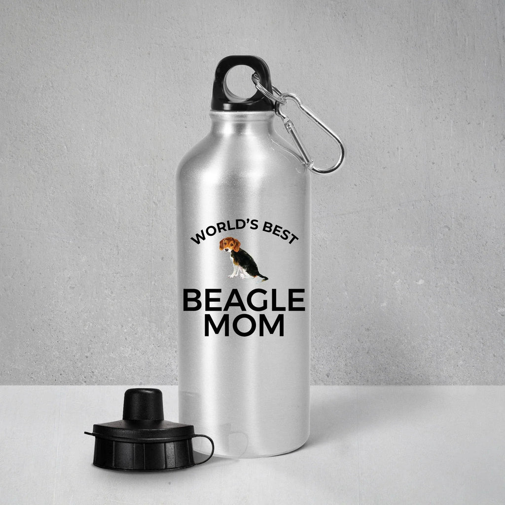 Beagle Dog Mom Water Bottle