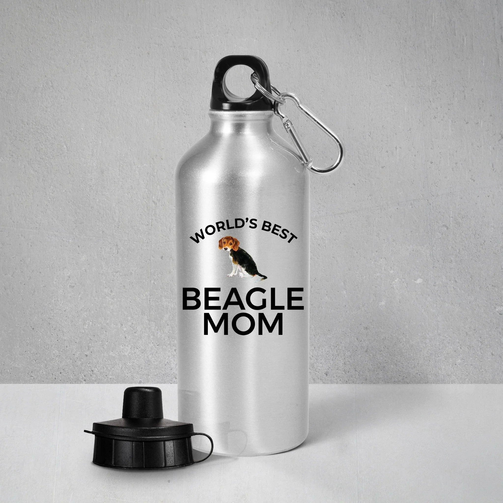 Beagle Dog Mom Water Bottle