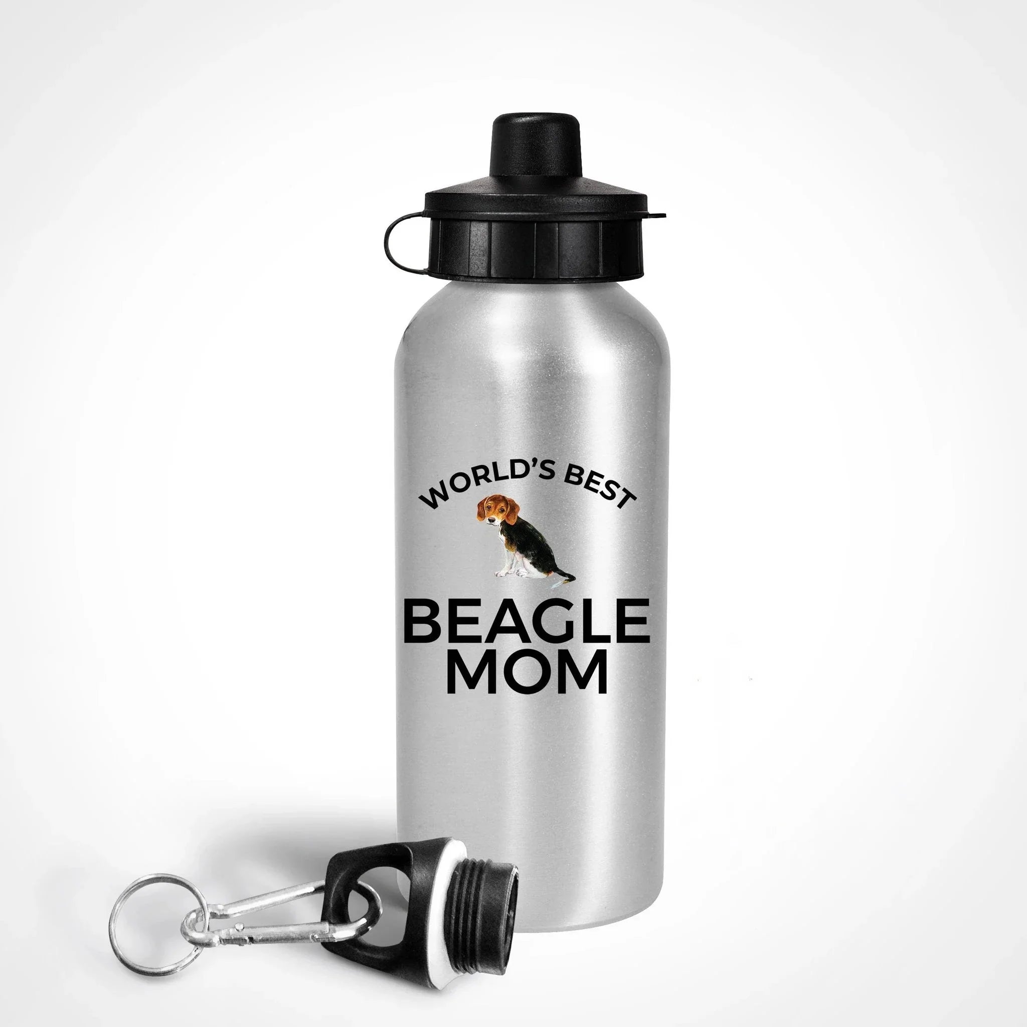 Beagle Dog Mom Water Bottle
