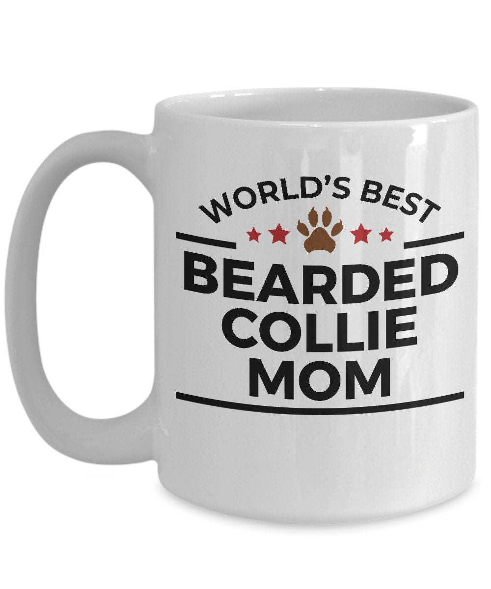 Bearded Collie Dog Mom Mug - Mallard Moon Gift Shop