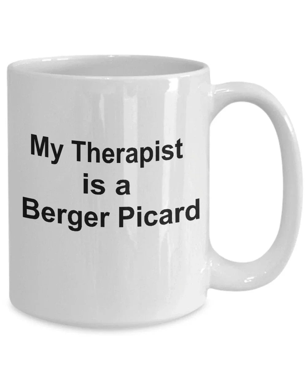 Berger Picard Dog Therapist Mug