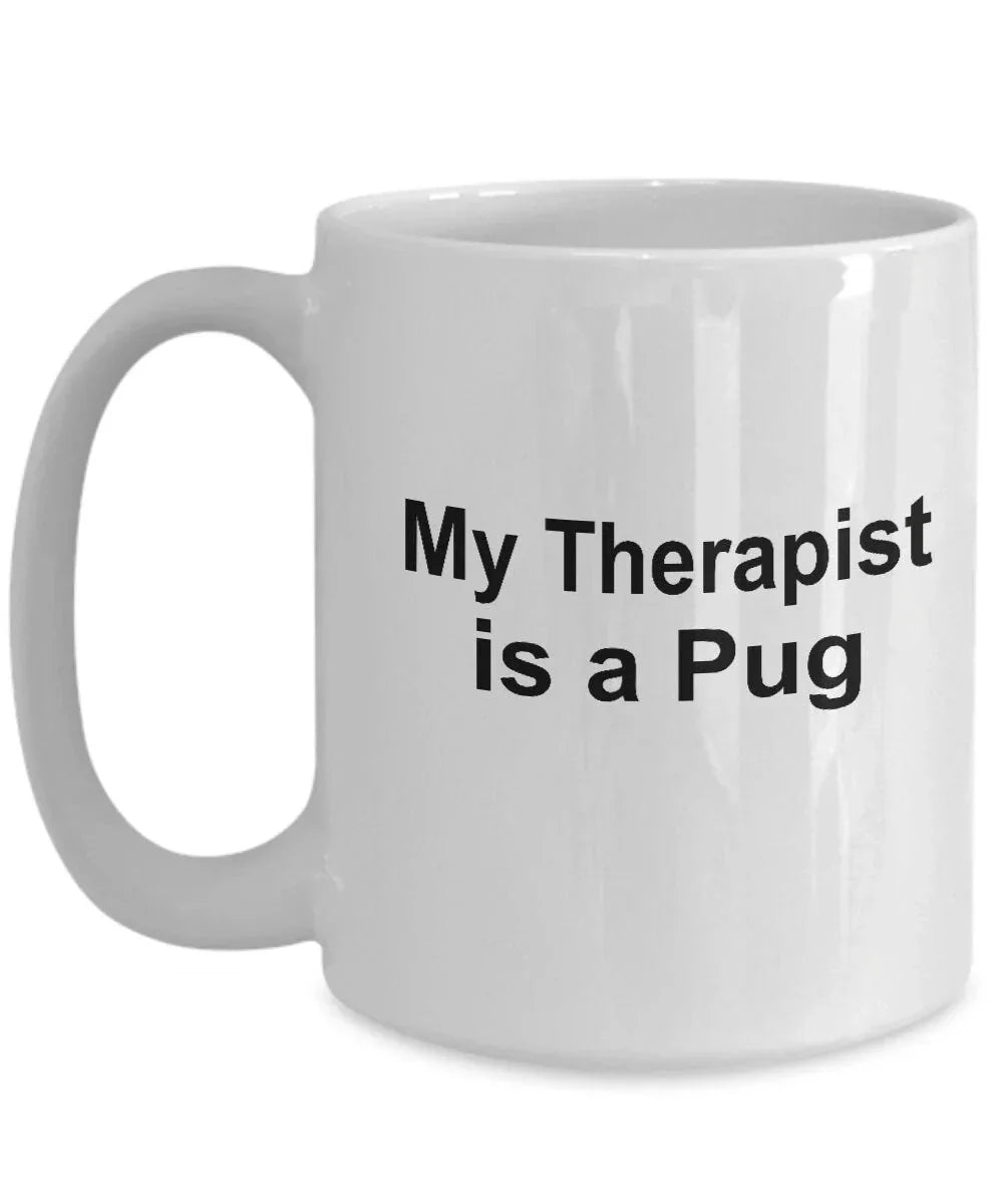 Pug Therapist Dog Mug
