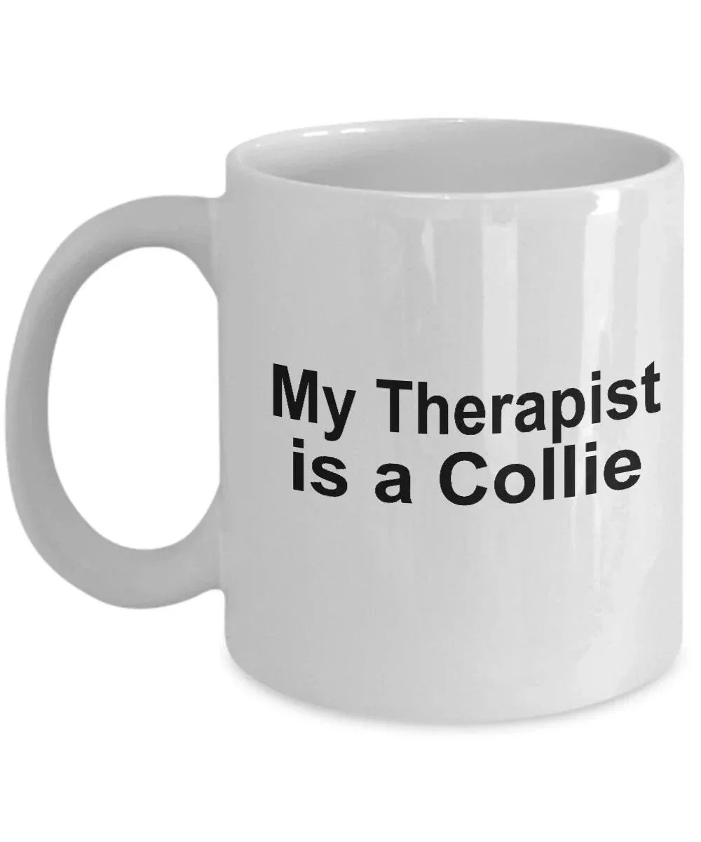 Collie Dog Therapist Mug