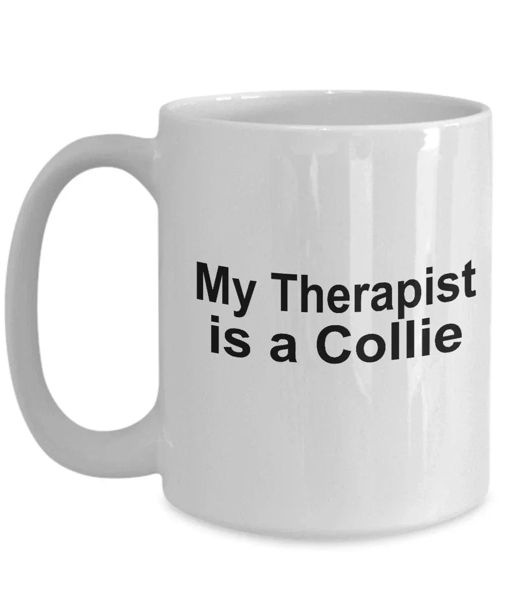 Collie Dog Therapist Mug