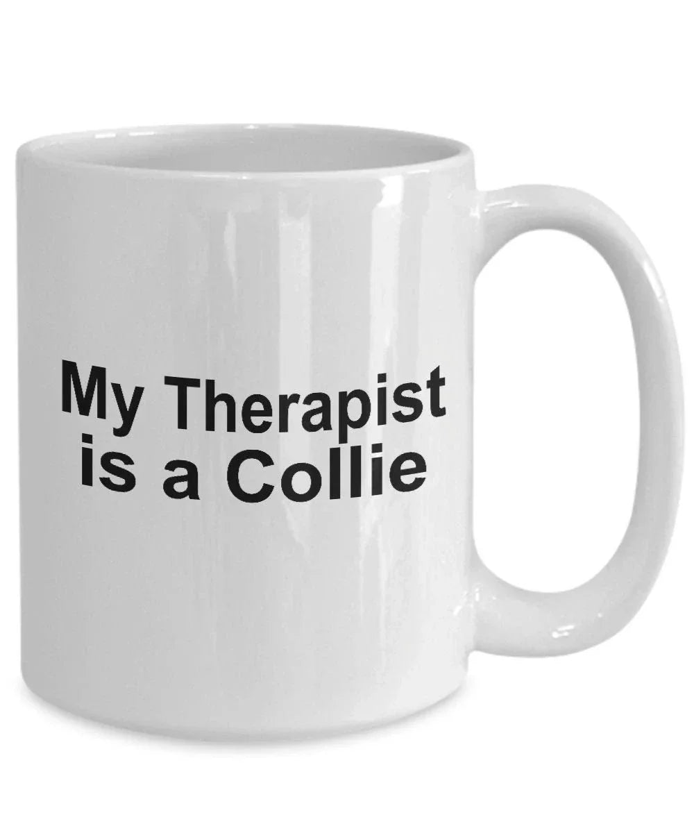 Collie Dog Therapist Mug