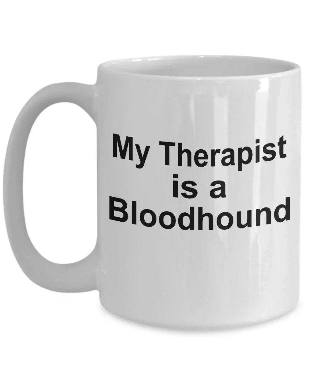 Bloodhound Dog Therapist Mug