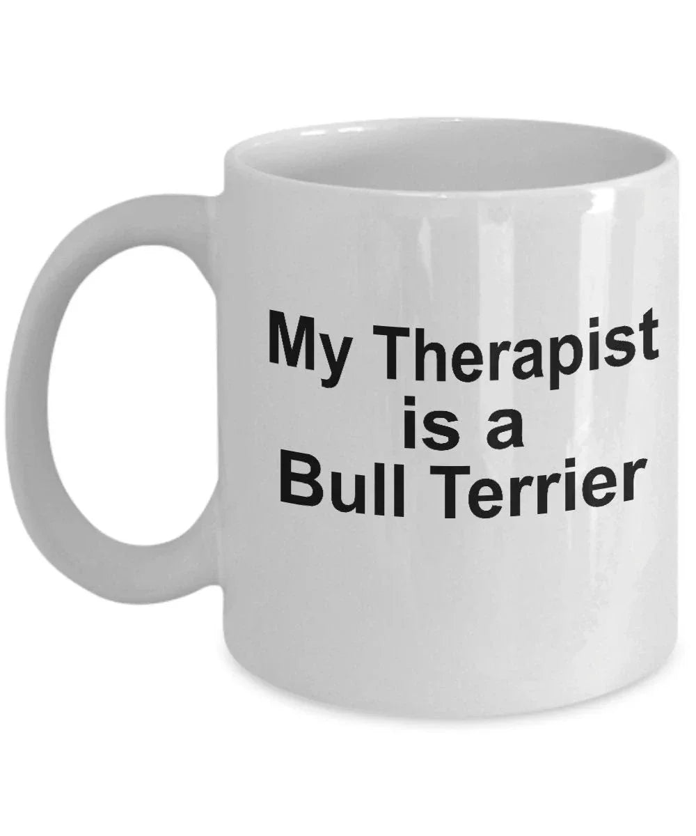 Bull Terrier Therapist Dog Mug