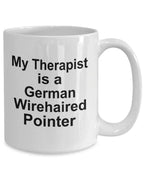 German Wirehaired Pointer Dog Therapist Mug