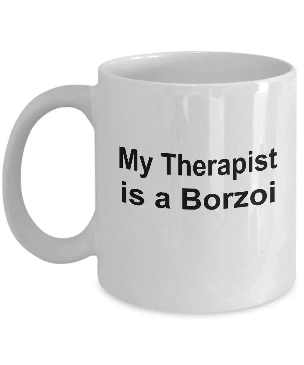 Borzoi Dog Therapist Mug