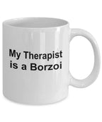 Borzoi Dog Therapist Mug