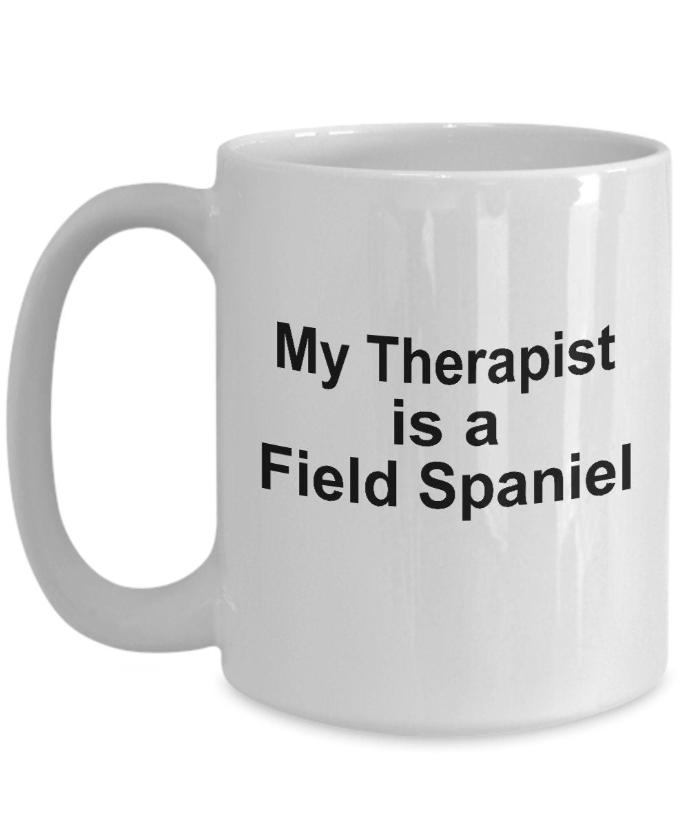 Field Spaniel Dog Therapist Mug - Mallard Moon Gift Shop
