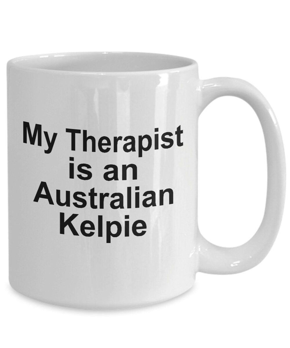 Australian Kelpie Dog Therapist Mug - Mallard Moon Gift Shop