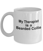 Bearded Collie Dog Therapist Mug