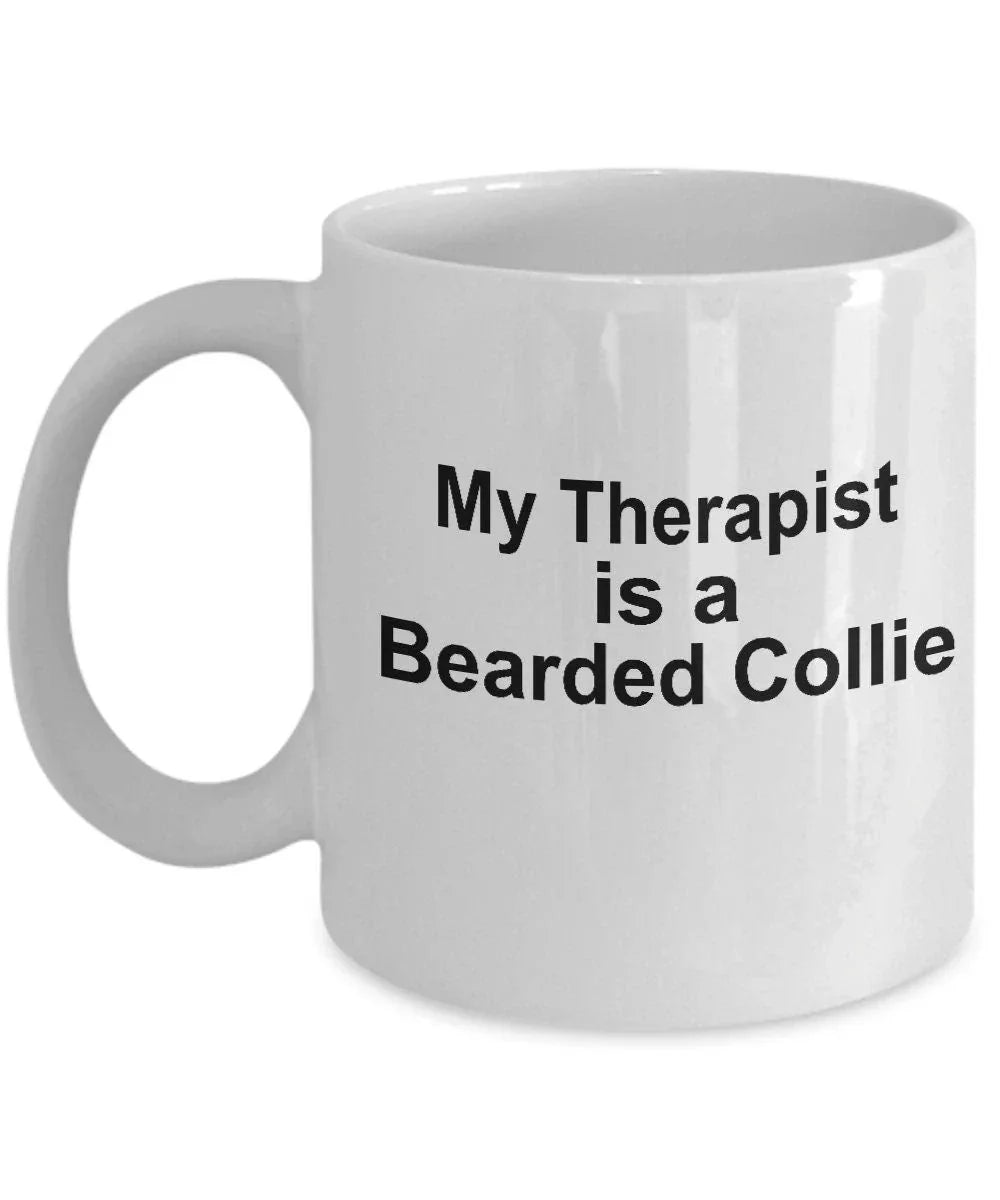 Bearded Collie Dog Therapist Mug