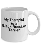 Black Russian Terrier Dog Therapist Mug